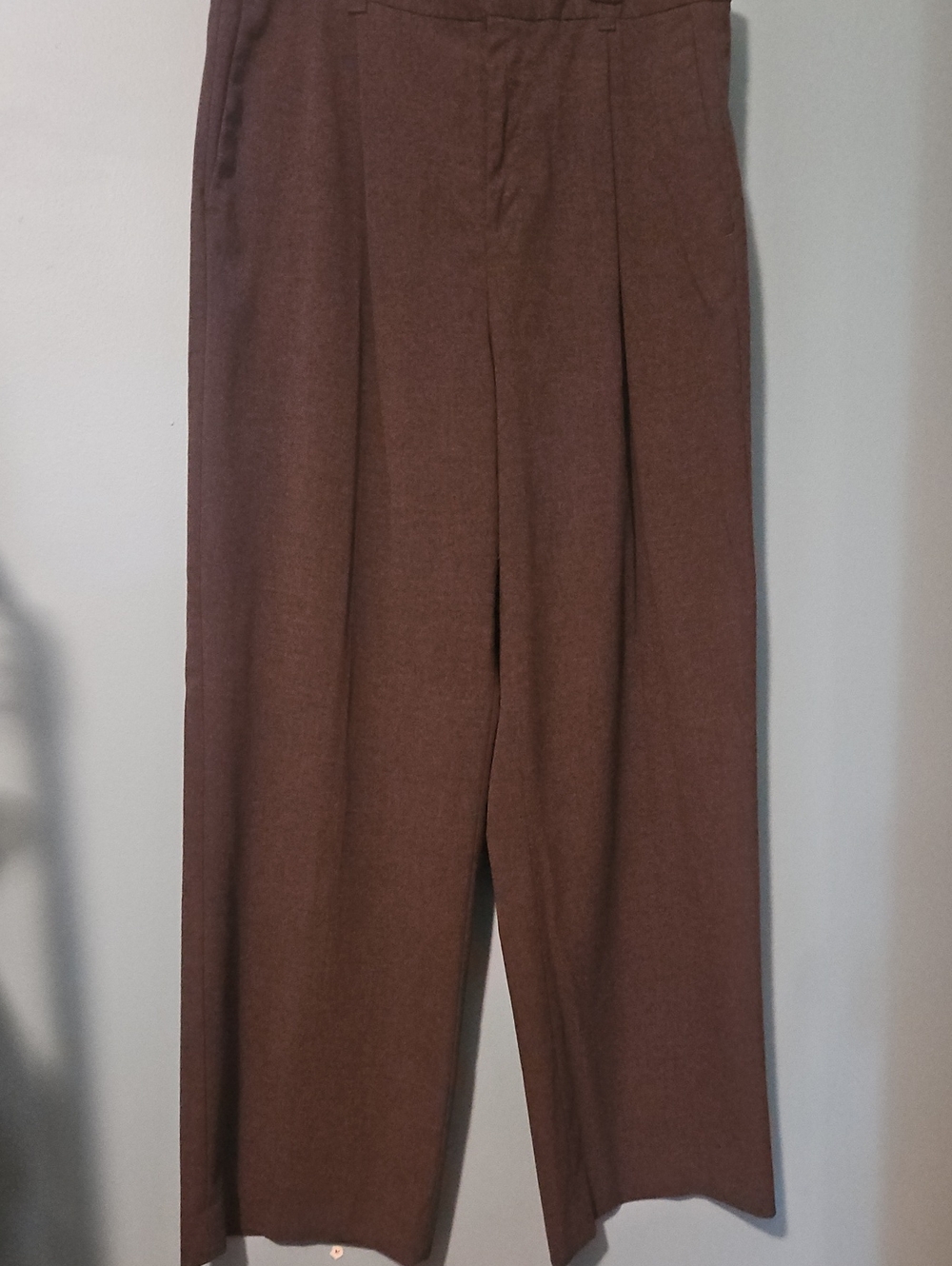GAP Women's Gray Wide-Leg High Rise Dress Pants